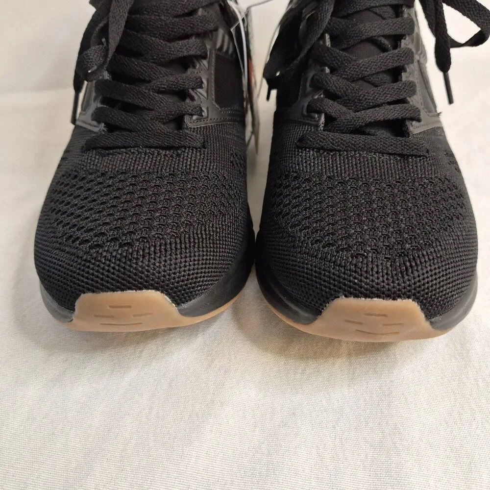 RBX Men's Ormon-K Athletic Sneakers Size 10.5 Black Knit Lightweight Breathable